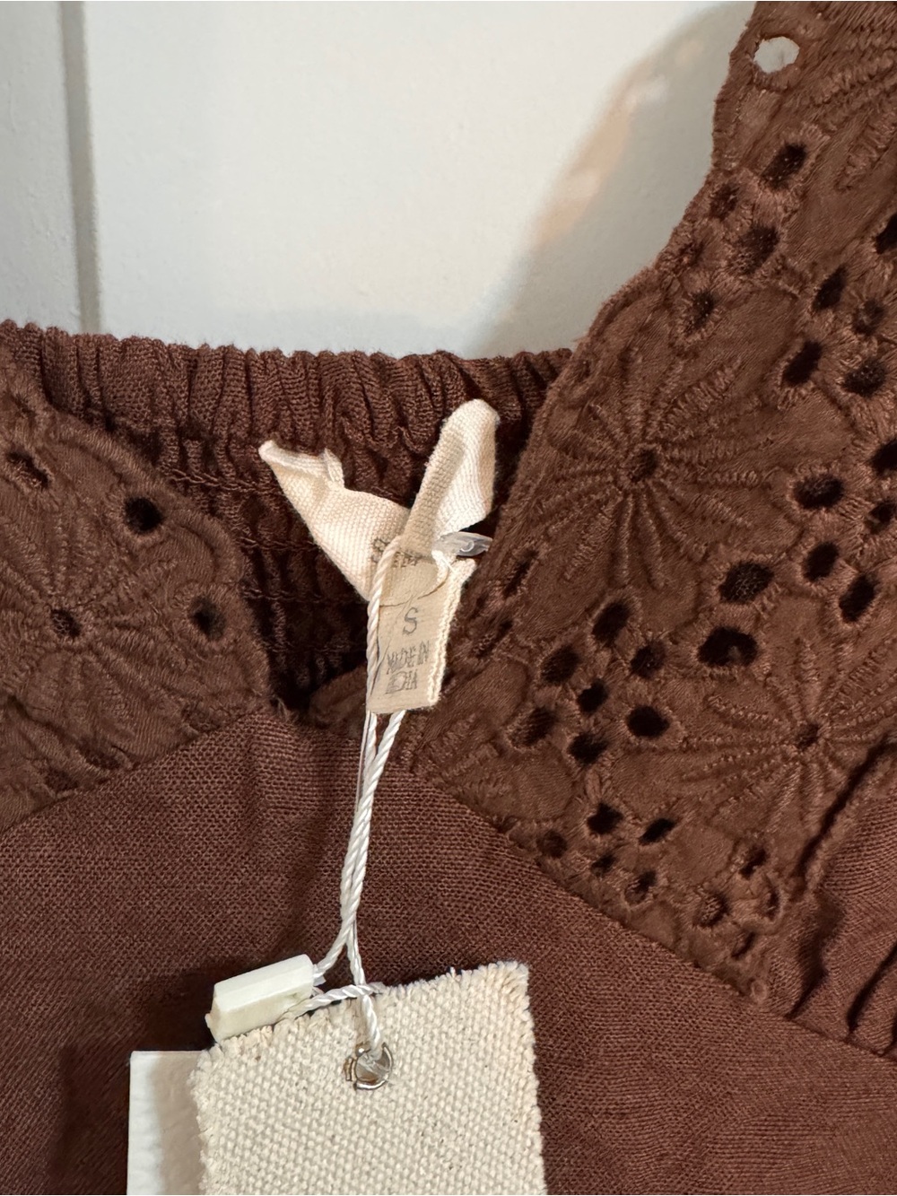 Altar'd State Brown Lace-Trim Camisole Tank - Picture 3 of 4